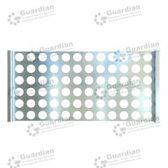 Warning Tactile Drilling Template B Galvanised 600 x 300 x 35