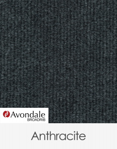Avondale Broadrib Anthracite Marine Carpet