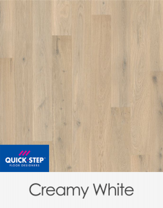 Quick Step Compact Engineered Timber Creamy White - 1820mm x 145mm x 12.5mm