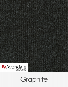 Avondale Broadrib Graphite Marine Carpet