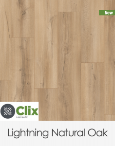 Premium Floors Clix Plus Lightning Natural Oak 1261mm x 192mm x 8mm