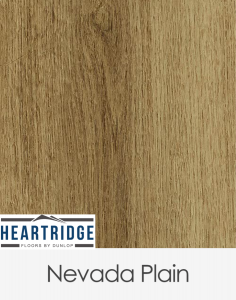 Dunlop Flooring Heartridge Loose Lay Natural Oak Nevada Plain 1855mm x 189mm x 5mm