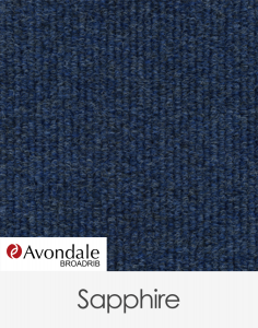 Avondale Broadrib Sapphire Marine Carpet 